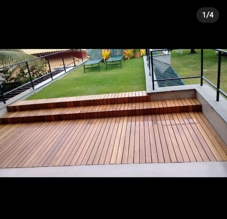 Decks de Madeira 50x50 Loteamento Jardim Belo Horizonte - Deck de Madeira para Piscina