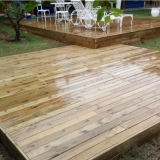 deck de madeira para piscina valor Loteamento Marisol I