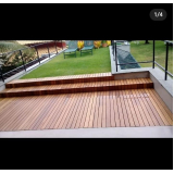 decks de madeira para jardim Rio Sena