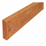 rodapé de madeira maciça