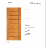 porta sanfonada de madeira valor Massaranduba